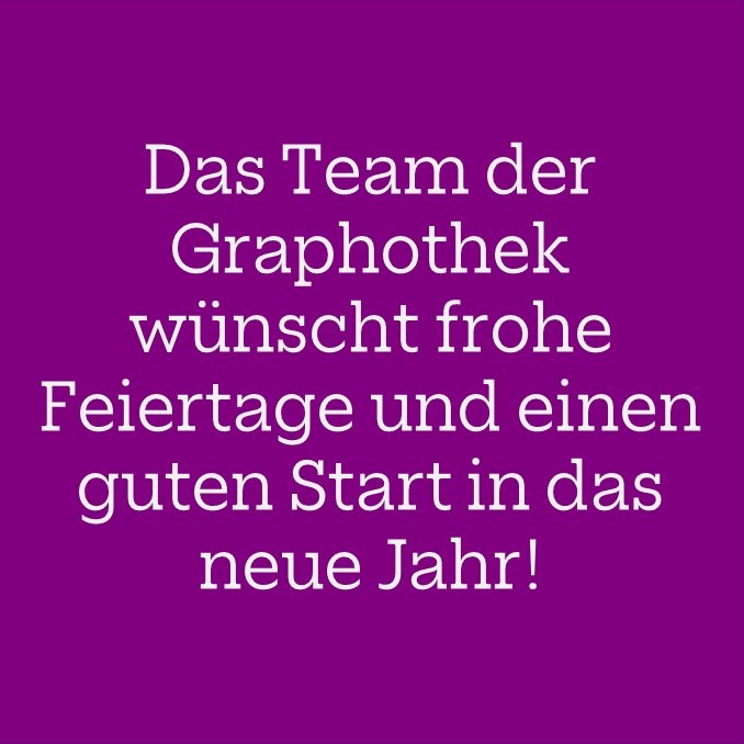 Graphothek Berlin - Vorlage Weihnachtsgrüße Website